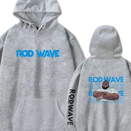 Rod Wave Grey Hoodie